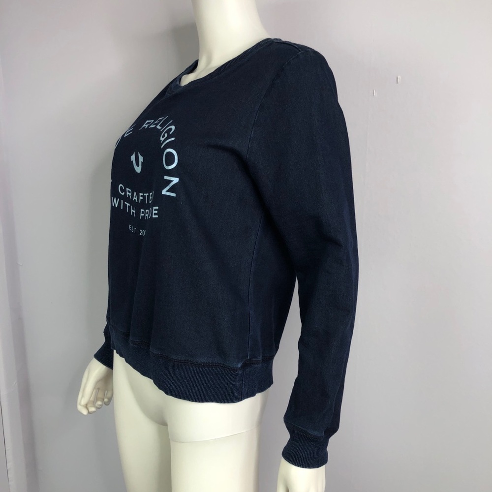 True Religion Sweatshirt Pullover Logo Small - Picture 4 of 12